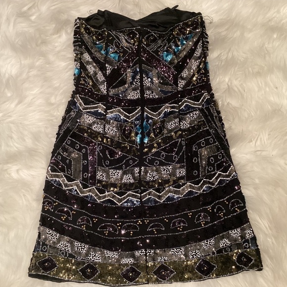 French Connection Sequins Dress, Size 2, Color Multi Colored - Picture 2 of 2